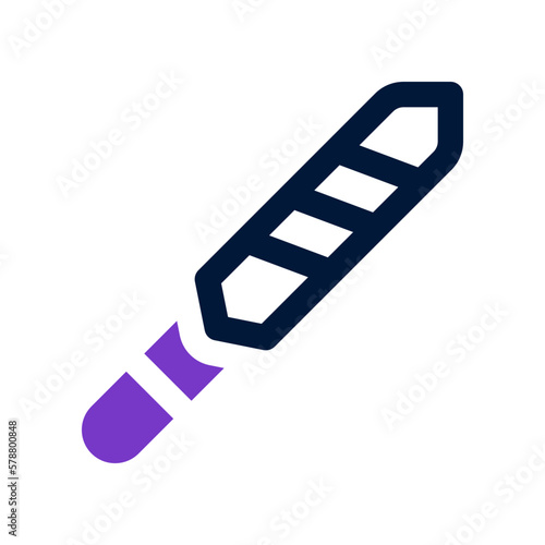 nail file icon for your website design, logo, app, UI. 