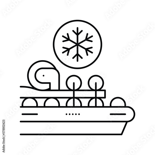 cold rolling steel production line icon vector illustration
