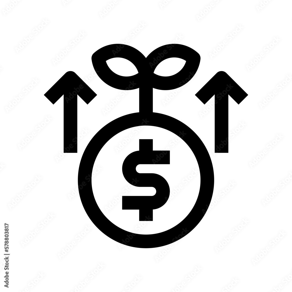 Obraz premium profit icon for your website, mobile, presentation, and logo design.