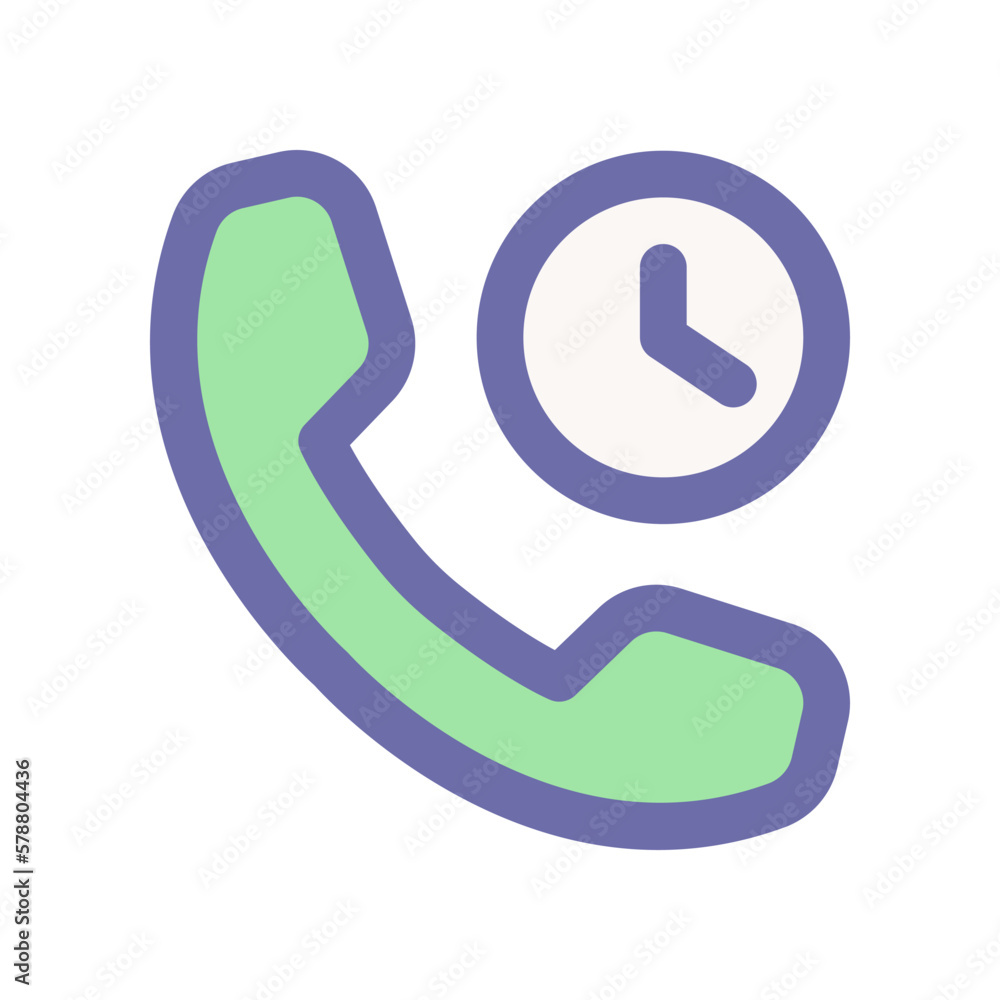 time call icon for your website design, logo, app, UI. time call icon for your website design, logo, app, UI.