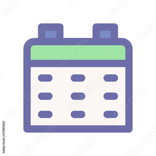 calendar icon for your website design, logo, app, UI. 