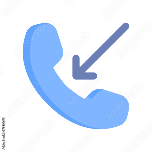 incoming  call icon for your website design, logo, app, UI. 