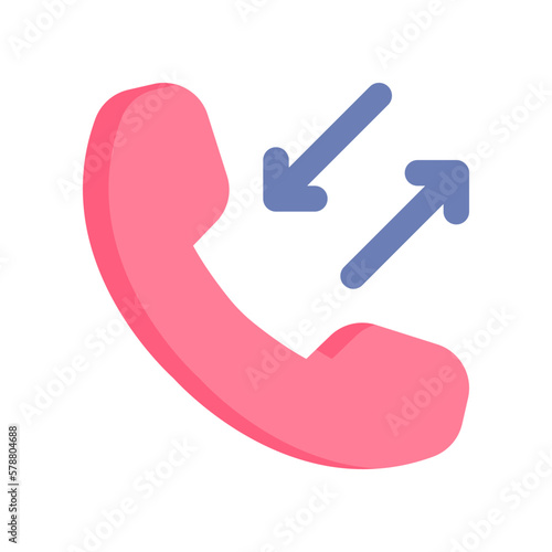 incoming  call icon for your website design, logo, app, UI. 