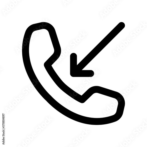 incoming  call icon for your website design, logo, app, UI. 