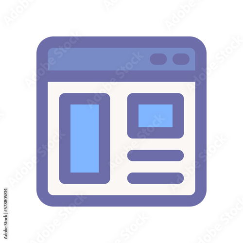 wireframe icon for your website design, logo, app, UI.  © Yaprativa