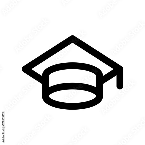 mortarboard icon for your website design, logo, app, UI. 