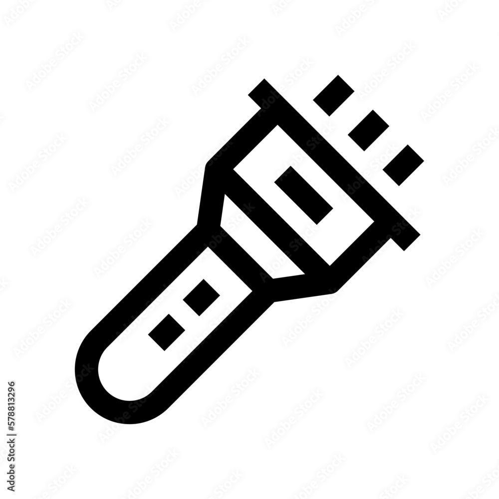 flashlight icon for your website, mobile, presentation, and logo design. flashlight icon for your website, mobile, presentation, and logo design.