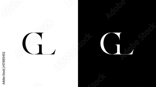 Letter gl initial logo business monogram icon Design photo