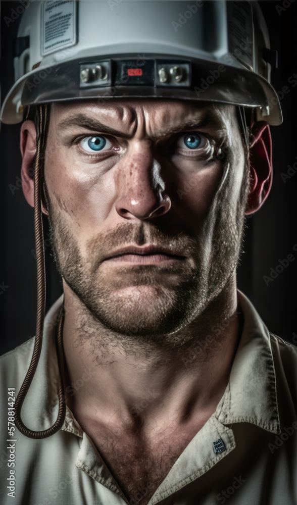 Tradesman-Contractor Portrait-Installer-Generative AI Tradesman-Contractor Portrait-Installer-Generative AI