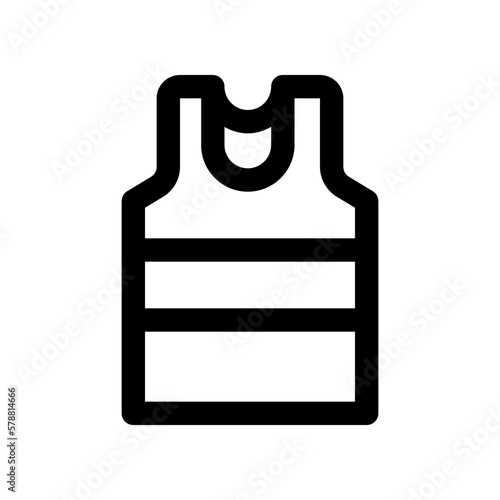 sleeveless icon for your website design, logo, app, UI. 