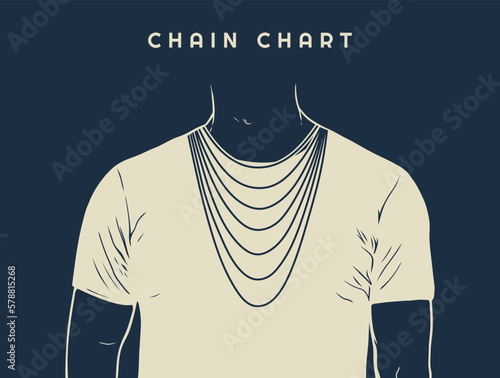 Necklace length guide for men