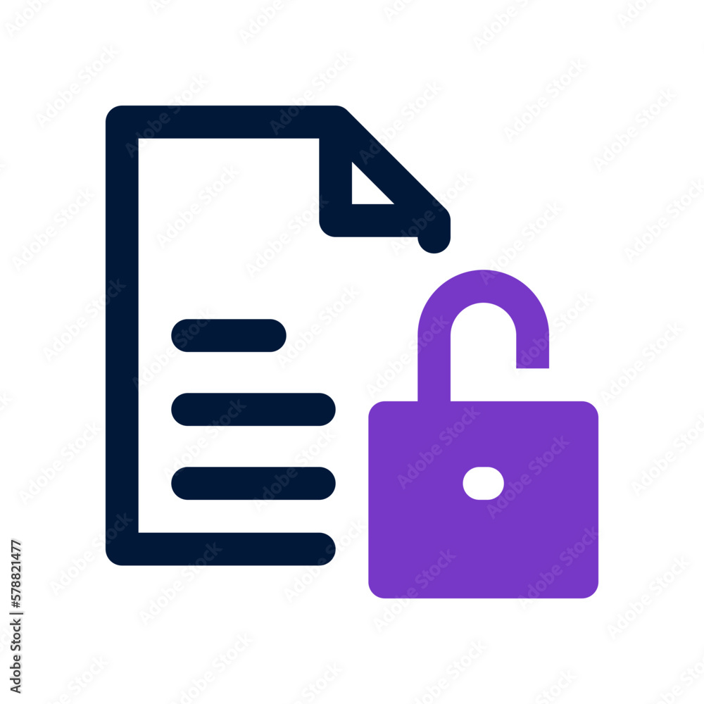 unlock file icon for your website design, logo, app, UI. unlock file icon for your website design, logo, app, UI.
