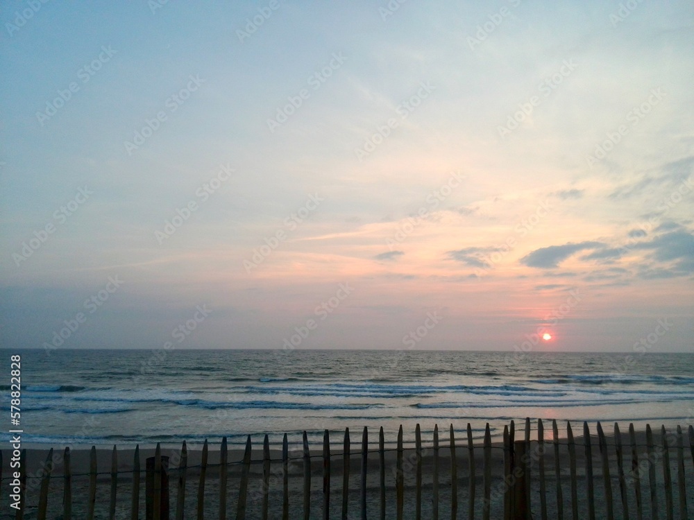 Sun set beach 