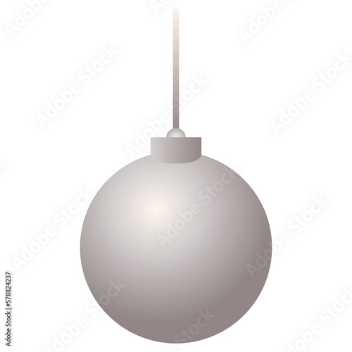 Christmas tree ball PNG image icon with transparent background