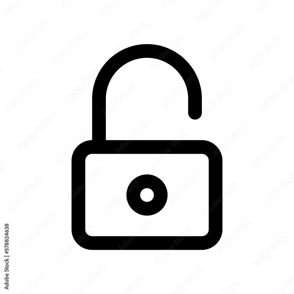 unlock icon for your website design, logo, app, UI. unlock icon for your website design, logo, app, UI.