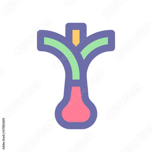 spring onion icon for your website design, logo, app, UI. 