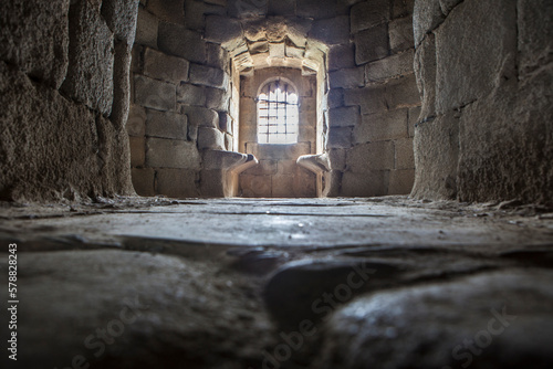 Granadilla castle interior, Caceres, Spain