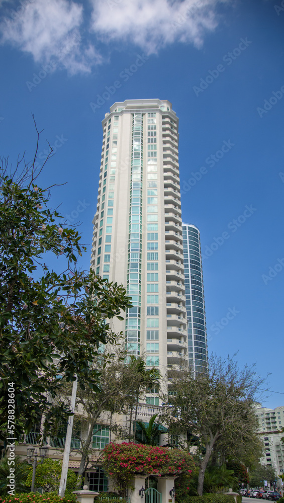 Architecture along the canals of Fort Lauderdale in Florida, USA Architecture along the canals of Fort Lauderdale in Florida, USA