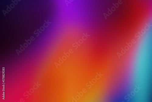 Vivid Colored blurry abstract gradient background, lomo light leak overlay, web banner abstract design, copy space.Easy to add as overlay or screen filter on photo overlay photo