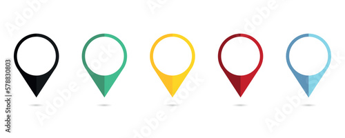 Free Download Pin map location icons. Location map set. Vector illustration. Map pin flat icon vector design. Map pin place marker - GFXLoad