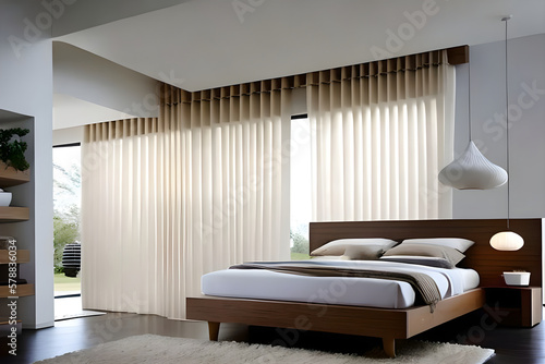 Contemporary Style Double Bedroom Interior Design