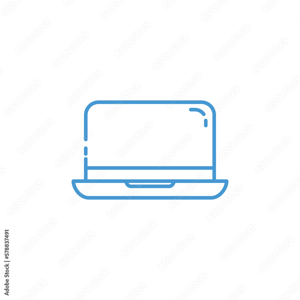 png image laptop icon on lines with transparent background png image laptop icon on lines with transparent background