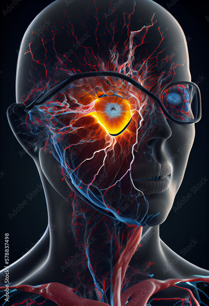Showing the physiological effects of adrenaline on the body, such as ...