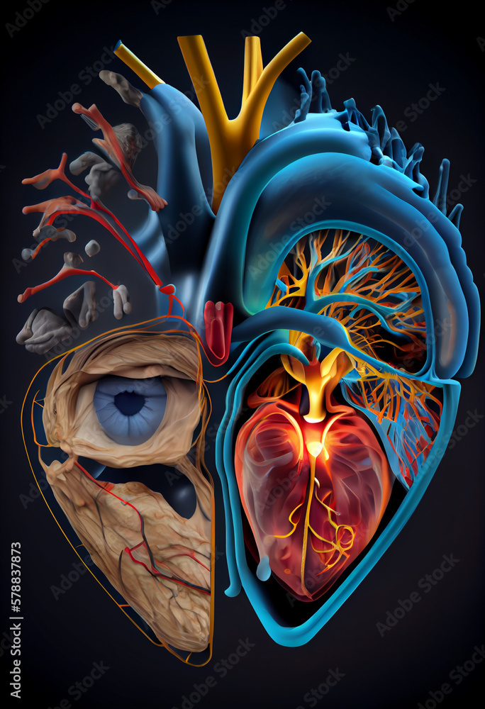 Showing the physiological effects of adrenaline on the body, such as ...