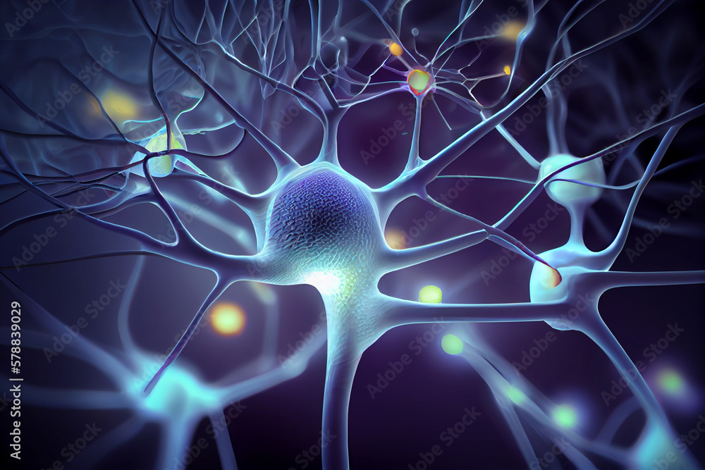 The process of neuroplasticity, showing how new neural pathways are ...