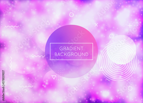 Hipster Fluid. Blue Light Shape. Minimal Background. Vibrant Dots. Liquid Presentation. Magic Multicolor Template. Trendy Flyer. Round Layout. Purple Hipster Fluid