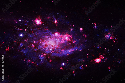 Beautiful starry space background. Elements of this image furnishing NASA.