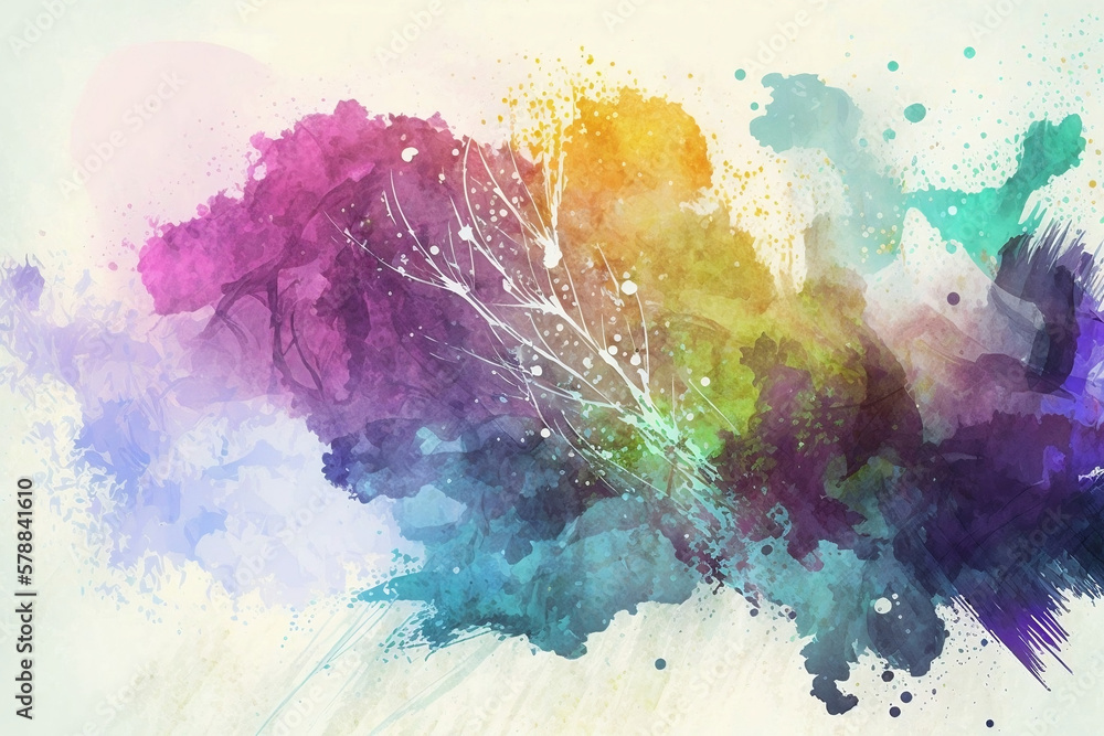 Dreamy Watercolor Background: A Delicate and Artistic Design Dreamy Watercolor Background: A Delicate and Artistic Design