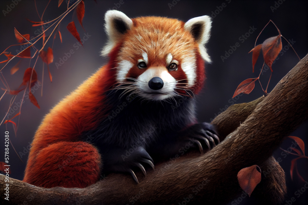 Real panda fur coat on sale