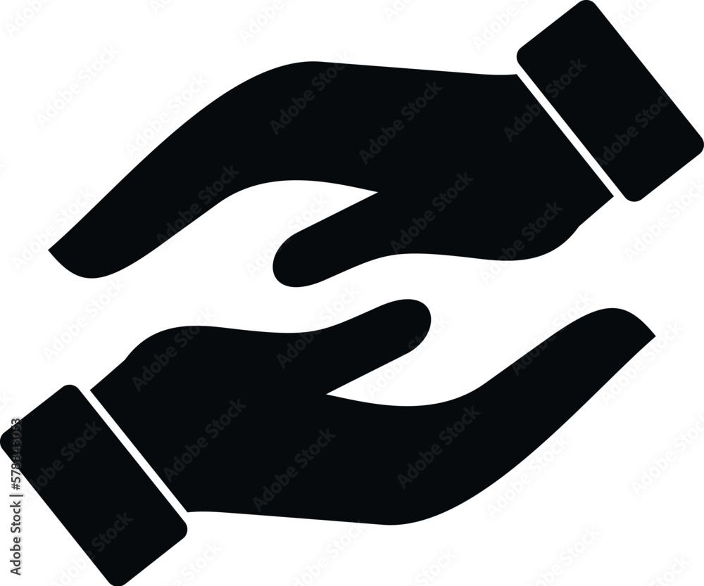 Handle team icon simple vector. Business trust. Core work Handle team icon simple vector. Business trust. Core work