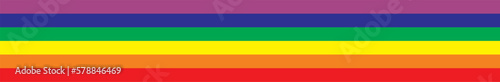 Vector rainbow flag of the LGBT community. LGBT symbol in rainbow colors