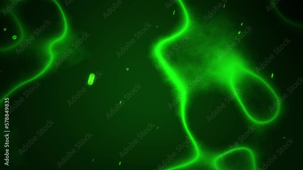 Abstract sci animation green background Abstract sci animation green background