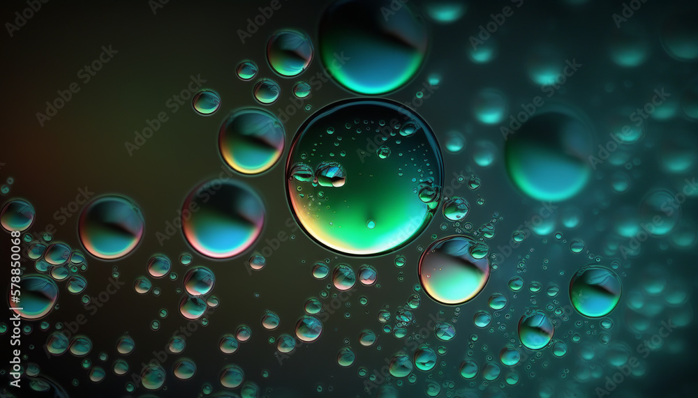 water, bubble, bubbles, drop, liquid, wet, blue, rain, drops, air, aqua, vector, light, soap, illustration, sphere, backgrounds, transparent, underwater, clean, glass, nature, droplet, generative ai