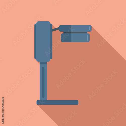 Medical device icon flat vector. Pain joint. Hospital injury