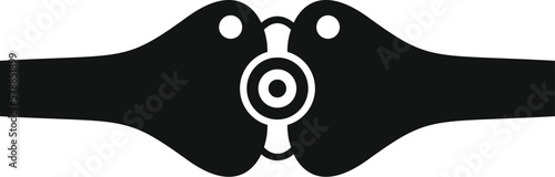 Body joint icon simple vector. Medical pain. Hand doctor