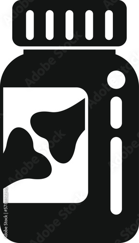Joint pills icon simple vector. Pain disease. Medical knee