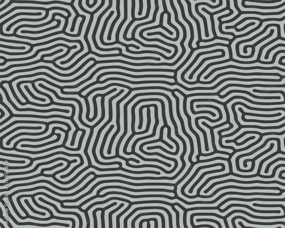 Organic Turing Seamless Pattern. Abstract organic background