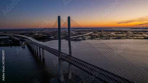 Sidney Lanier Bridge at sunrise © John