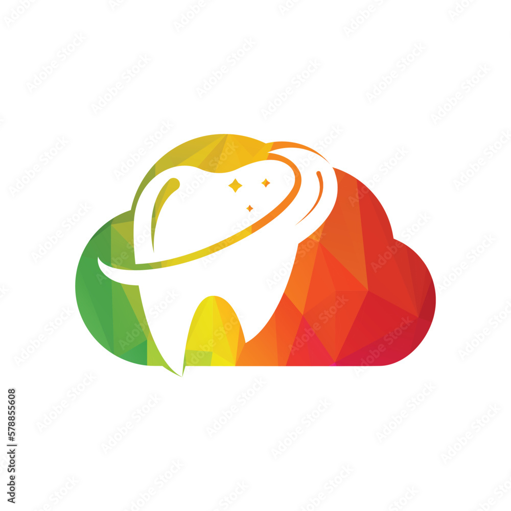 Dental logo Template vector illustration design. Dental Clinic Logo Teeth abstract design vector template. Dental logo Template vector illustration design. Dental Clinic Logo Teeth abstract design vector template.