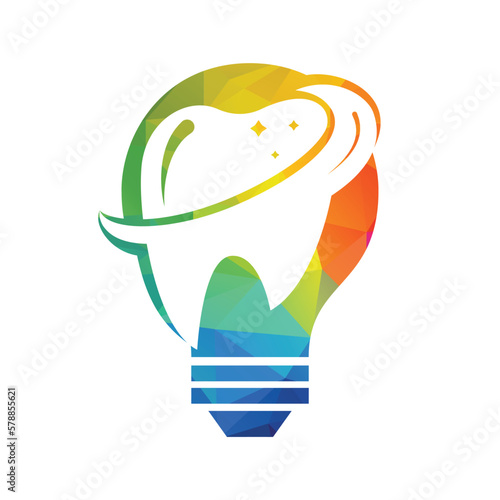 Dental logo Template vector illustration design. Dental Clinic Logo Teeth abstract design vector template.