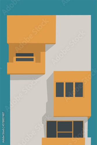 illustration of building