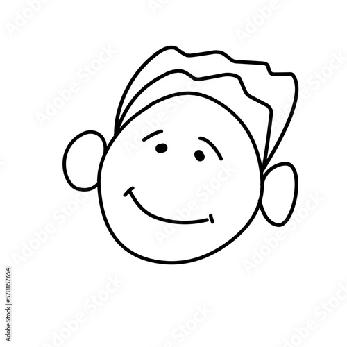 faces of people hand drawn 