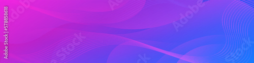 Abstract Colorful Gradient purple blue Liquid Banner Template. Modern background design. Dynamic Waves. Fluid shapes composition. Fit for banners, wallpapers,