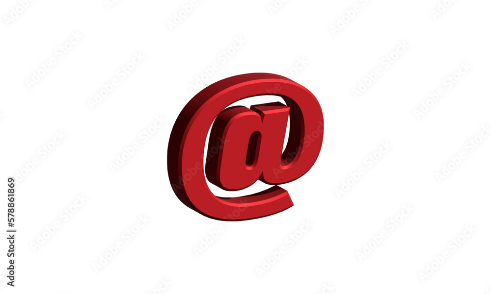 Realistic 3d e-mail icon @. vector illustration Realistic 3d e-mail icon @. vector illustration