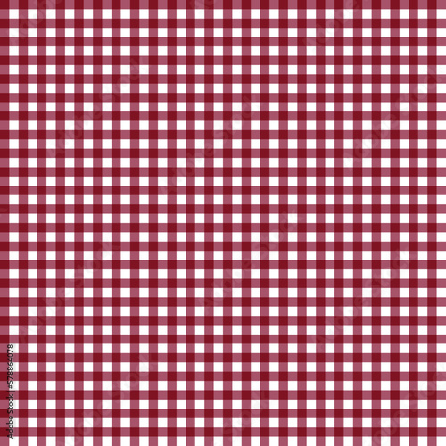 Retro Gingham Plaid Seamless Pattern - Cute gingham plaid repeating pattern design