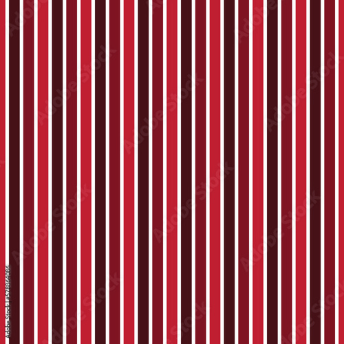 Bold Vertical Stripe Seamless Pattern - Thick red stripes repeating pattern design